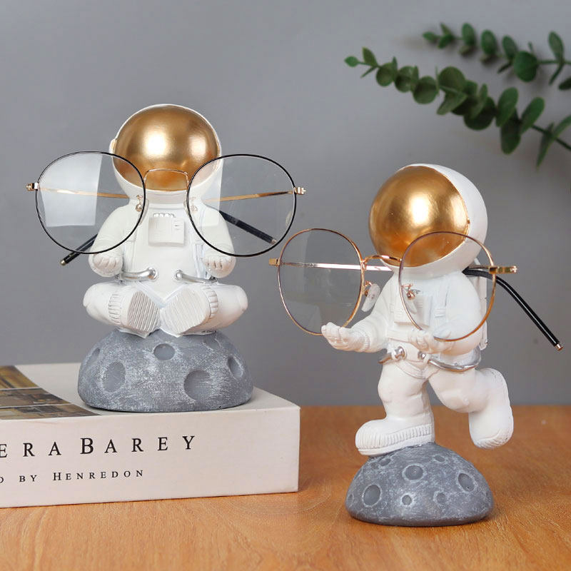 创意宇航员眼镜支架摆件