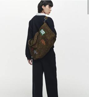 Bibiy 纯元 两用豹纹刺绣大号帆布包 追加多次人气包包