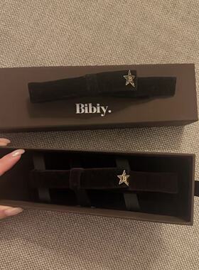 2026 bibiy纯元 丝绒五角星发夹 少量 人气少女 日本