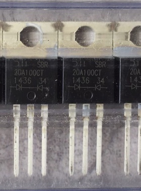 肖特基管 SBR20A100CT 20A 100V 全新原装进口现货 TO-220封装