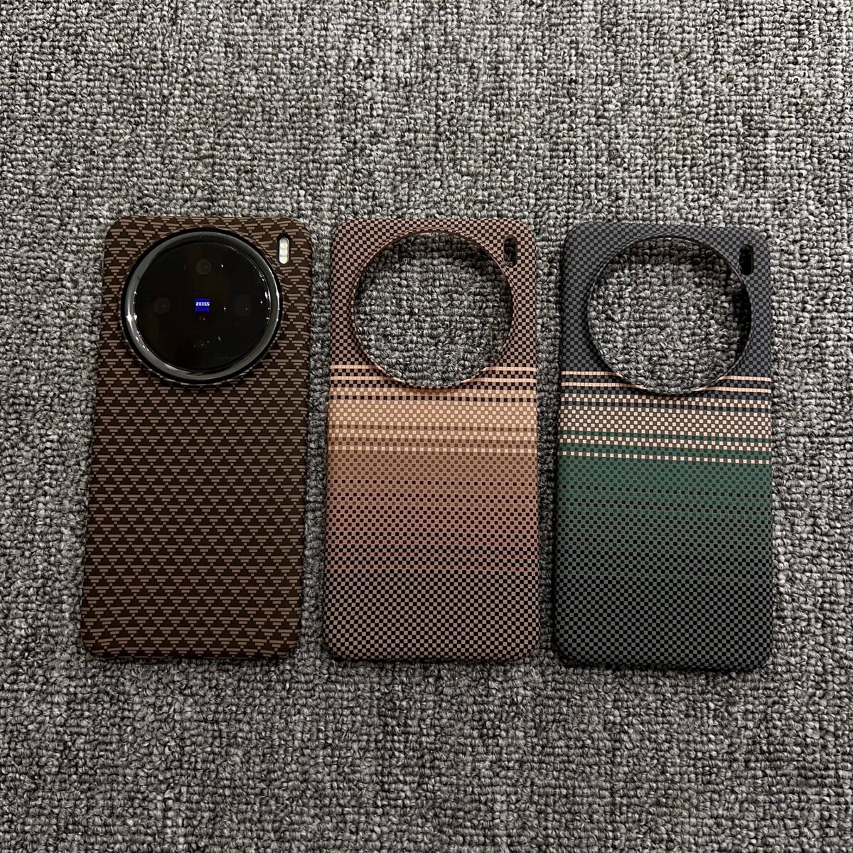 底田适用VIVO X200pro磁吸手机壳凯夫拉纹X200pro mini大孔半包碳纤维纹X200S磨砂散热保护套简约情侣