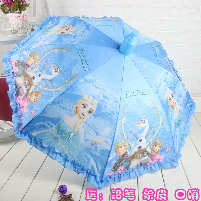 卡通儿童雨伞男女童小学生自动公主儿童伞幼儿园宝宝小伞晴雨伞