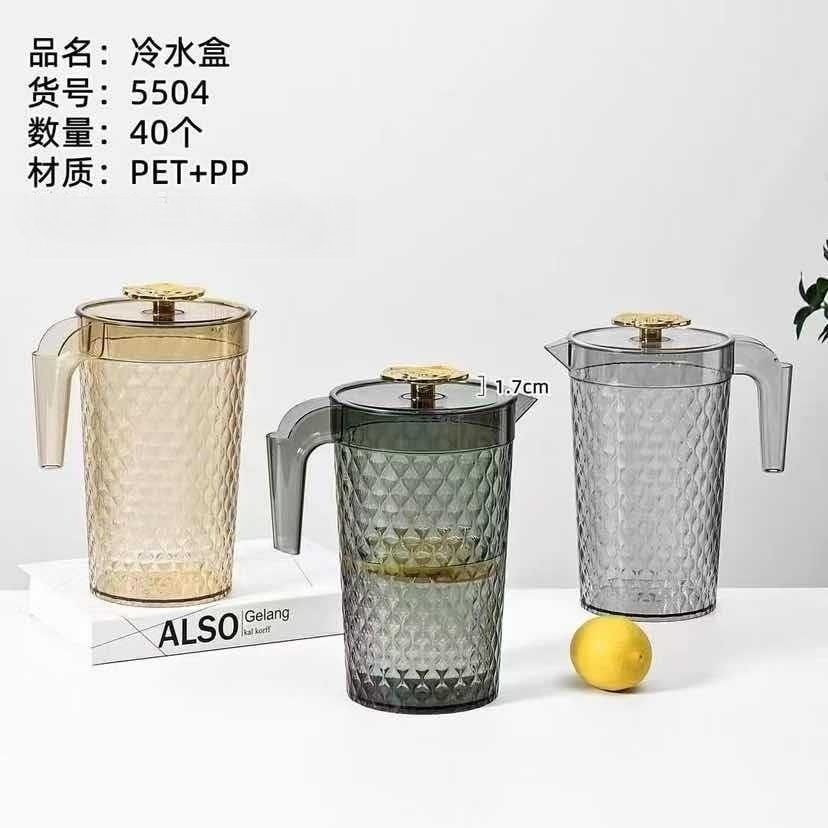 时尚冷水壶家用大容量水壶耐高温泡茶壶大口径酒店餐厅冷水壶