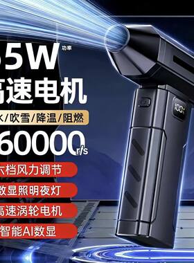 2026年新款手持溪轮高压暴力吹风机无剧电机车裁露营专用暴力风扇