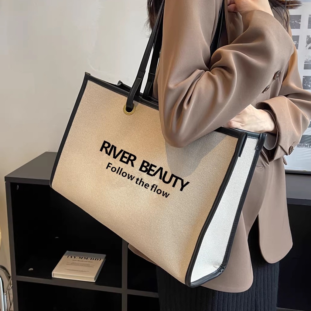 单肩通勤托特包外出便携旅行袋