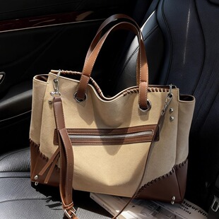 高级感新款时尚腋下包复古松弛感大容量单肩通勤外出洋气托特包女