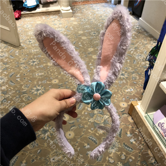 香港迪士尼乐园正品 StellaLou星黛露兔耳朵造型装扮发箍头箍发饰