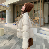 现货立领加厚羽绒服女新标90白鸭绒282-2311-P205-K315，女装羽绒服，浙宝282