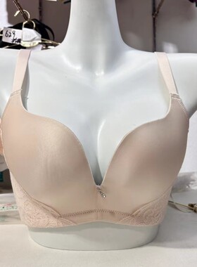 露蒂诗实体正品文胸高级定制无钢圈光面夏季模杯定型内衣70b70c