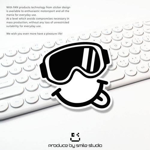搞笑卡通滑雪表情包趣味反光车贴创意摩托电动车油箱盖车窗防水贴
