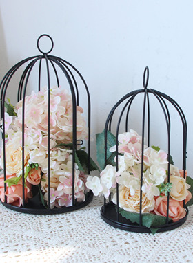 铁艺摆件北欧风庭院户外可打开