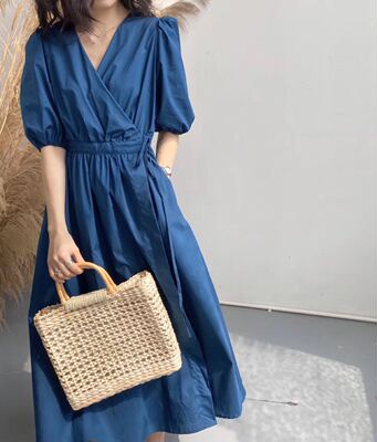 新款仙女裙法式显瘦连衣裙气质