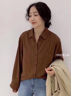 widelia韩国宽松休闲风潮女衬衣