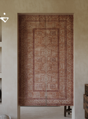 寻由美式复古遮挡帘厨房防油烟半开卫生间卧室免打孔隔断遮光帘子