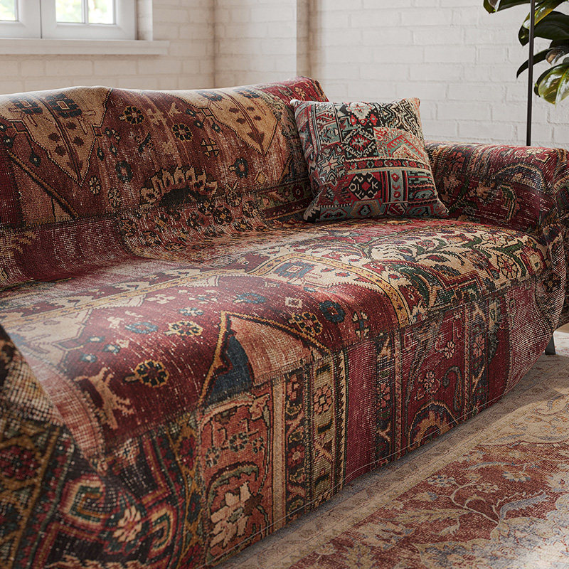 寻由民族风复古波斯沙发盖布巾高级感四季通用全盖防尘万能套罩,居家布艺,沙发垫,淘宝优惠券,粉丝福利购,淘宝优惠卷