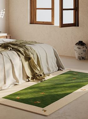 寻由经典加贝民族风地毯北欧美式客厅沙发复古波斯卧室床边地毯