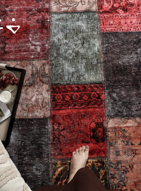 寻由民族风地毯可机洗摩洛哥客厅沙发复古美式波斯卧室床边中古风