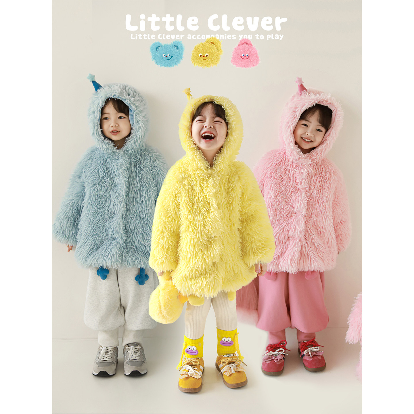 幼悠女童2025冬季新款加绒加厚卡通毛绒外套连帽保暖可爱女孩冬装,童装/婴儿装/亲子装,普通外套,淘宝优惠券,粉丝福利购,淘宝优惠卷