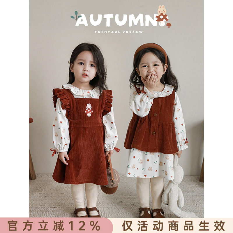 幼悠女童连衣裙春秋款裙子图片