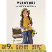 幼悠女童纯色毛衣背心秋冬萌趣可爱蓬松绵软保暖抗寒宽松无袖 马甲