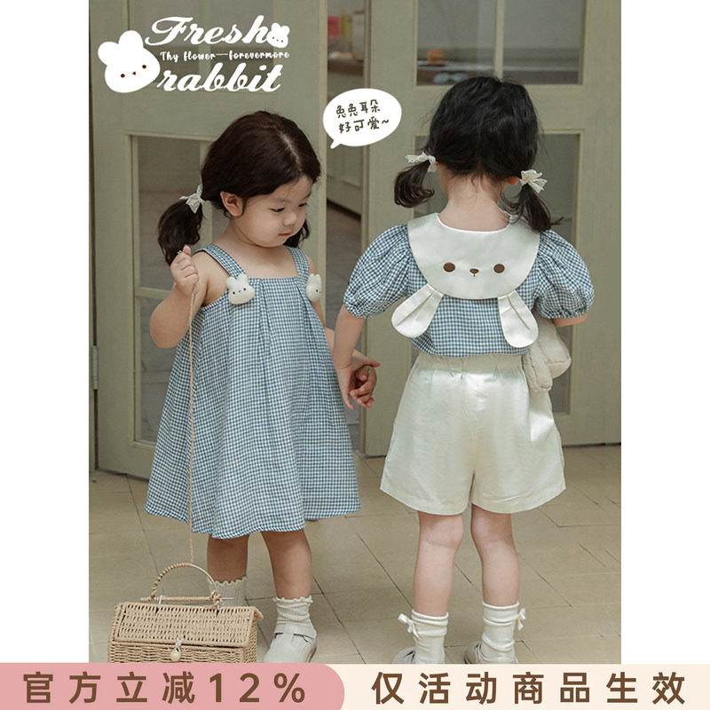 幼悠女童夏季连衣裙套装图片