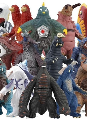 软胶怪兽玩具奥特哥尔赞曼加尔贡终极贝利亚艾雷王五帝镰海帕芝