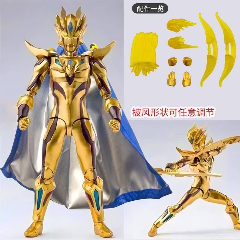 黄金无限奥特赛罗超人系列手办玩具闪耀17处关节可动人偶儿童礼物