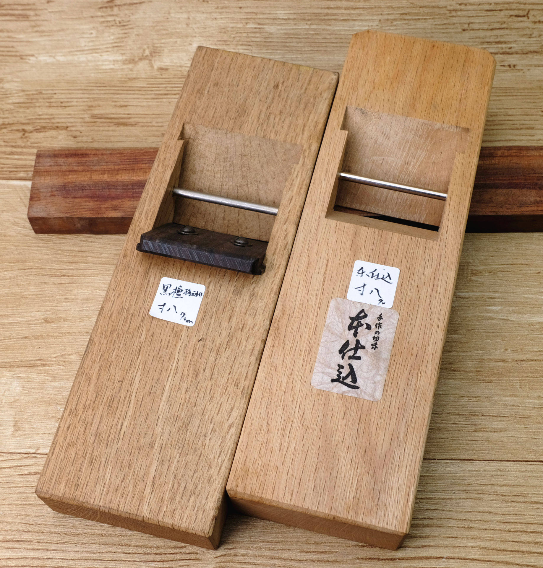 日本进口拉刨刨床刨台青冈木刨子刨料硬木木工柞木樫木木工刨刨子