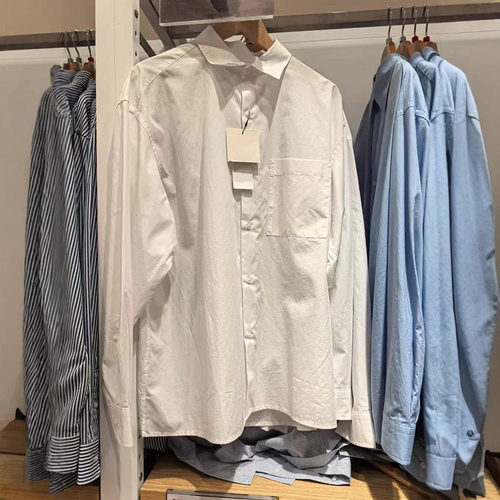 日单男装女装25新款秋冬宽松衬衫/长袖衬衣休闲外套481391/480294