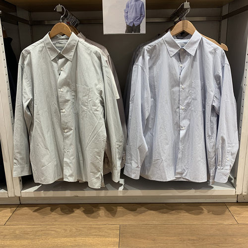 男女装宽松条纹衬衫/长袖衬衣休闲25秋新款480763/481391/480294