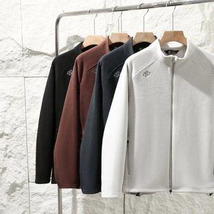 立领抓绒衣保暖夹克外套 3D立裁秋冬男士 轻暖御寒 PC蓄热摇粒绒