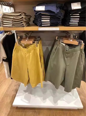 男装/女装2024年春夏款纯棉针织松紧短裤休闲裤433110 4489