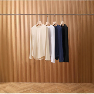 女士轻薄防晒纱长袖 女款 春季 尼龙混纺四面弹超 T恤 设计师线