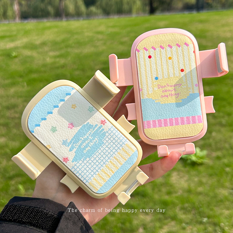 电动车手机支架卡通可爱