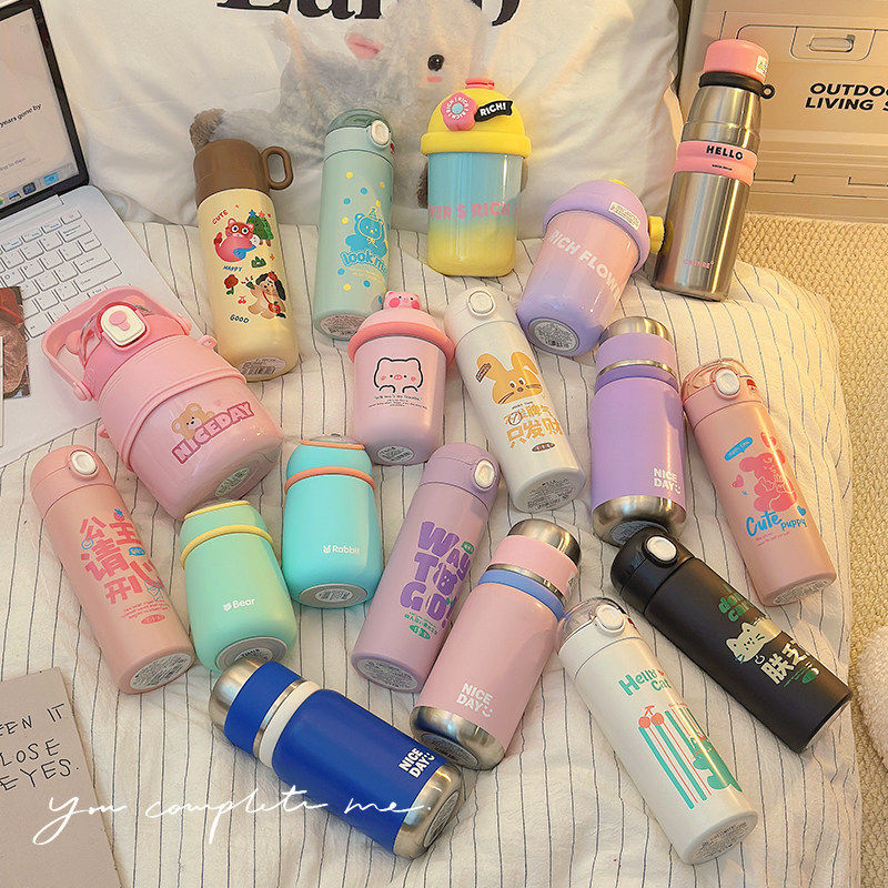 【清仓捡漏】保温杯冬天学生上班族用卡通可爱多功能趣味保冷杯子,餐饮具,保冷/保温杯,淘宝优惠券,粉丝福利购,淘宝优惠卷