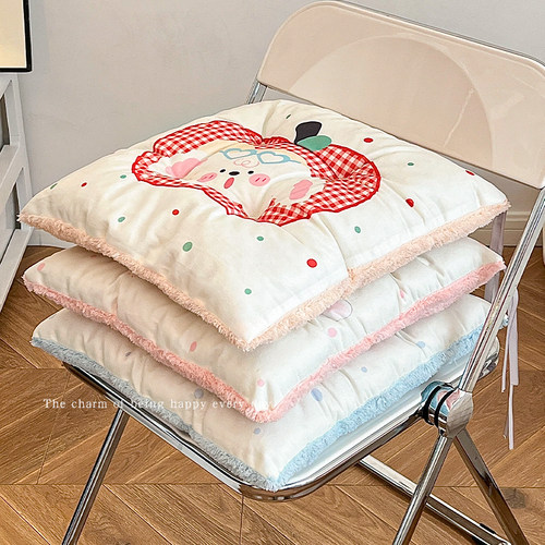 秋冬办公室椅垫靠垫ins