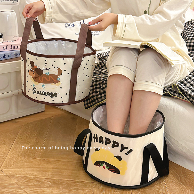 养生泡脚桶家用折叠便携