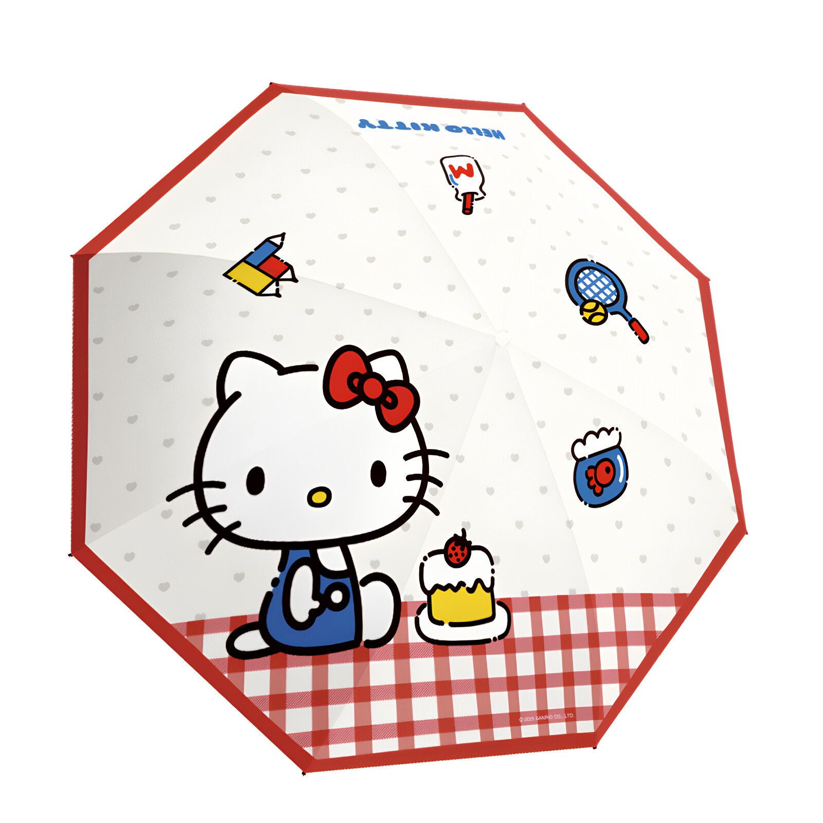 正版三丽鸥hellokitty晴雨伞遮阳伞高颜值女可爱学生kt猫防晒太阳