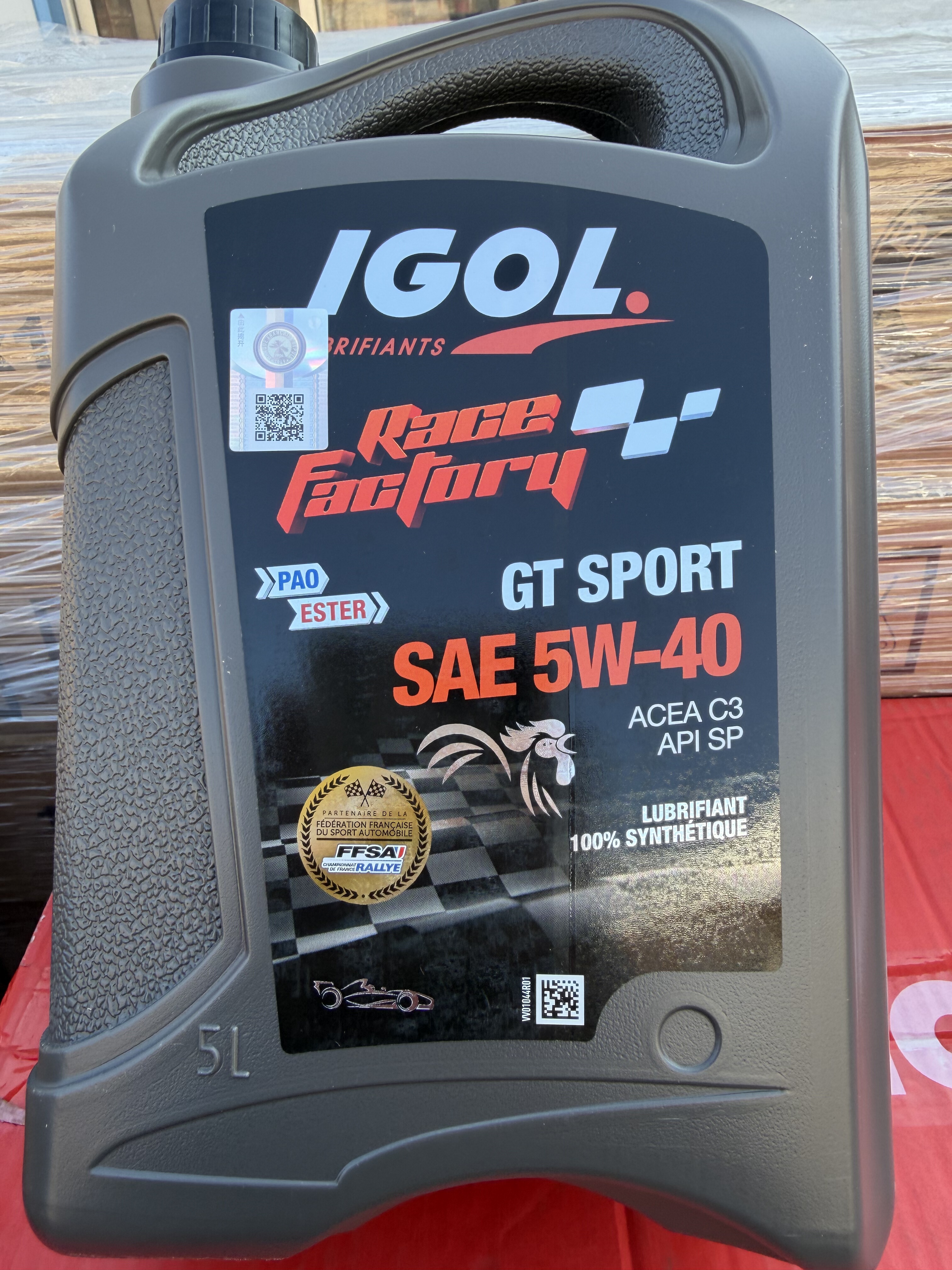 法国竞技者GTSPORT 5W40性能汽车机油PAO酯类全合成SP C3