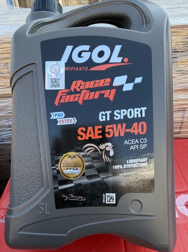 法国竞技者GTSPORT 5W40性能汽车机油PAO酯类全合成SP C3