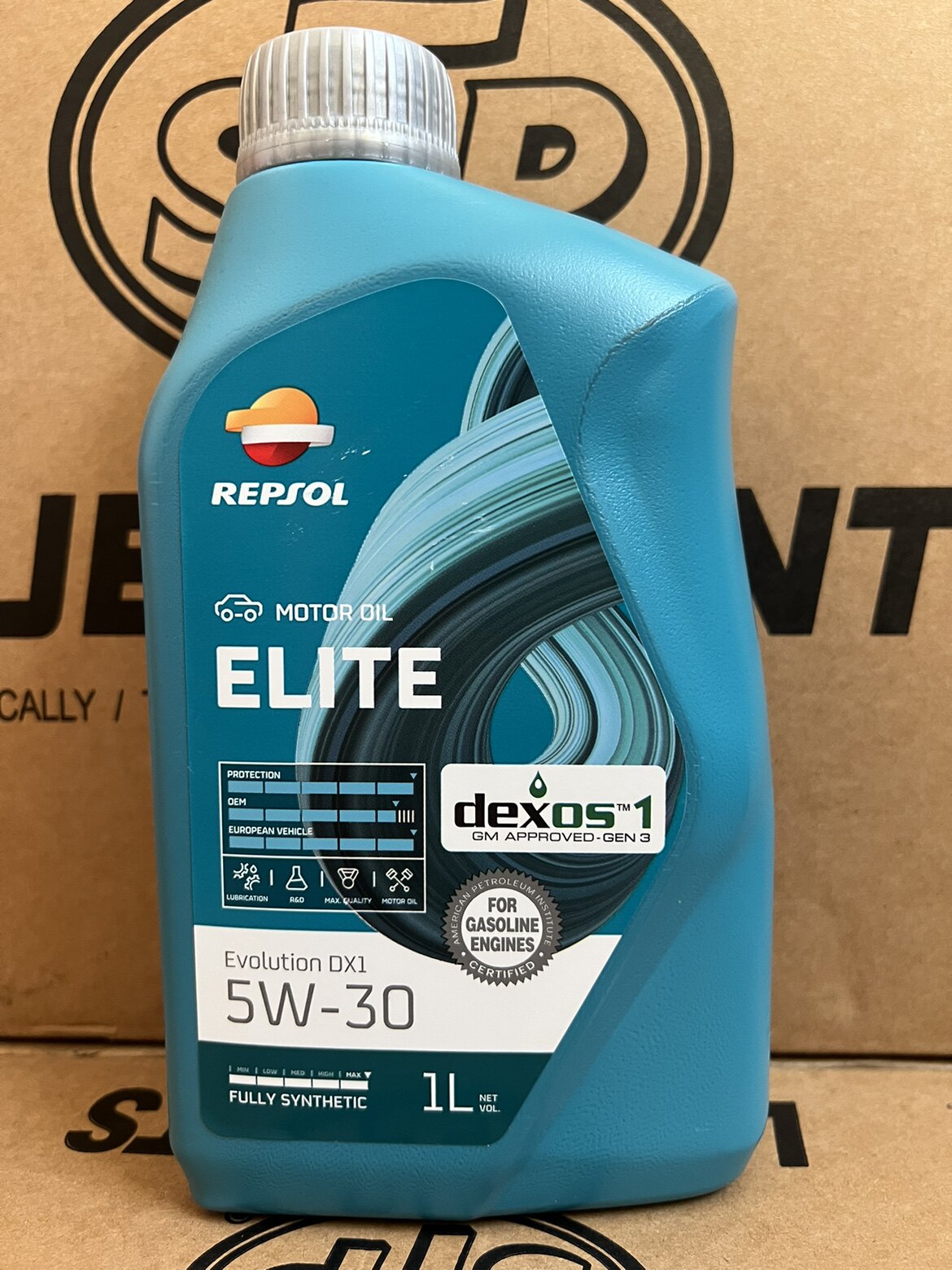 西班牙原装进口力豹士5w-30通用认证全合成机油1升装