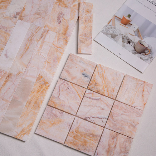 樱花粉天然莱姆石卫生间庭院石材