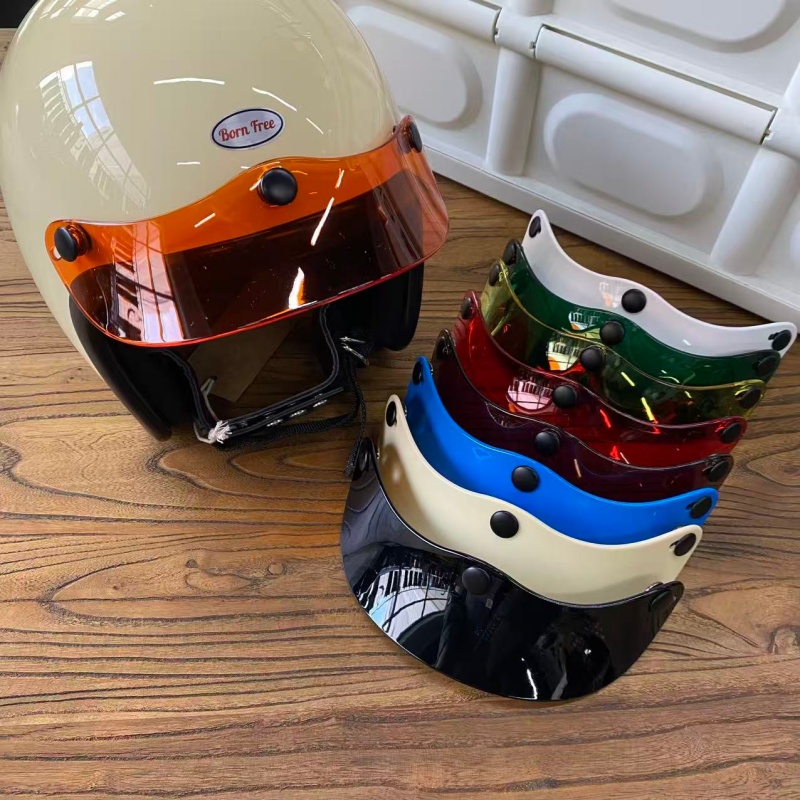 bornfree头盔通用三扣遮阳帽檐