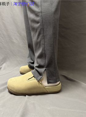 Vans 秋冬款加绒 男女同款舒适简约 包头拖鞋 勃肯鞋 VN000CW3KHK