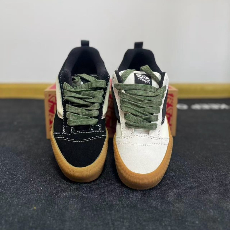VANS Knu Skool 黑色白色低帮 生胶底面包鞋休闲鞋 VN000DAJYJ7,运动鞋new,板鞋,淘宝优惠券,粉丝福利购,淘宝优惠卷