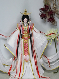 bjd娃衣材料包古装cos太子悦神六分四分三分73叔体纸样教程