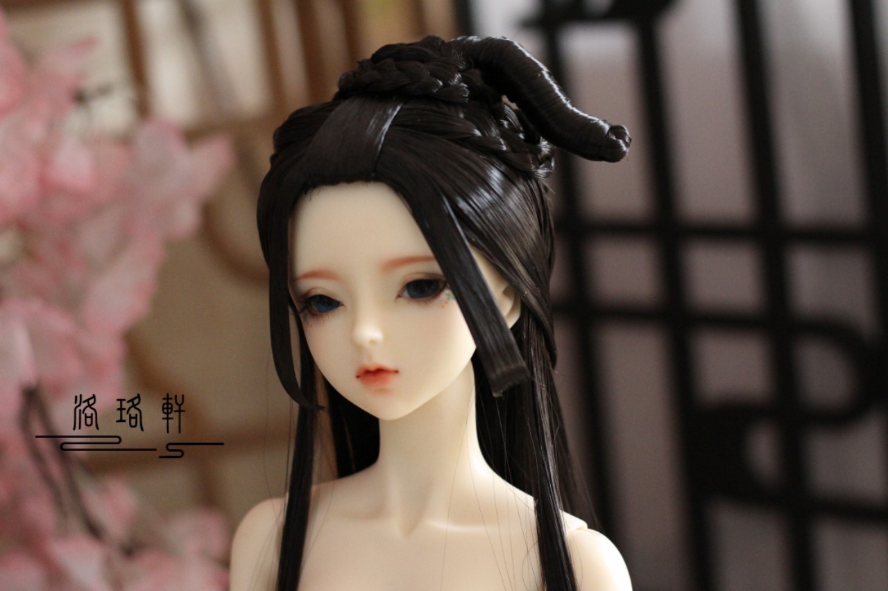 洛珞轩原创BJD三四分造型假发BJD/SJD/胶皮
