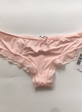 9欧外贸出口法国LH绑带三角粉墨绿色低腰蕾丝女款内裤