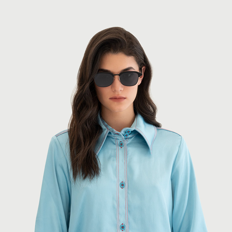 20美金外贸出口sunniesstudios男女同款复古方形经典uv400太阳镜