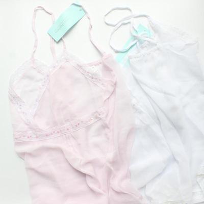 法国百年百货 家居服上衣 吊带睡衣  睡衣上衣 背心精致 蕾丝20欧